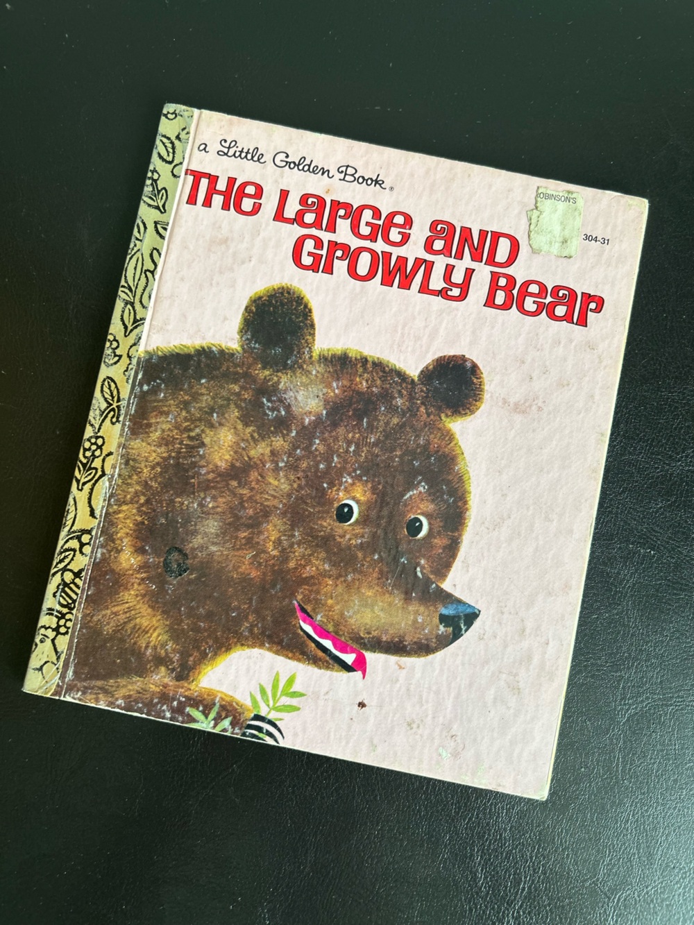 3 for $15 🐣 Little Golden Books The Large Growly Bear